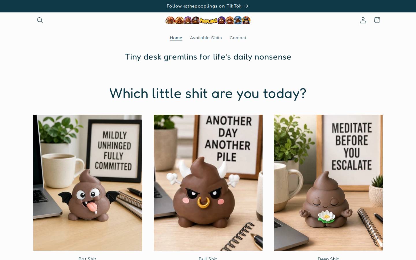 pooplings.com homepage screenshot