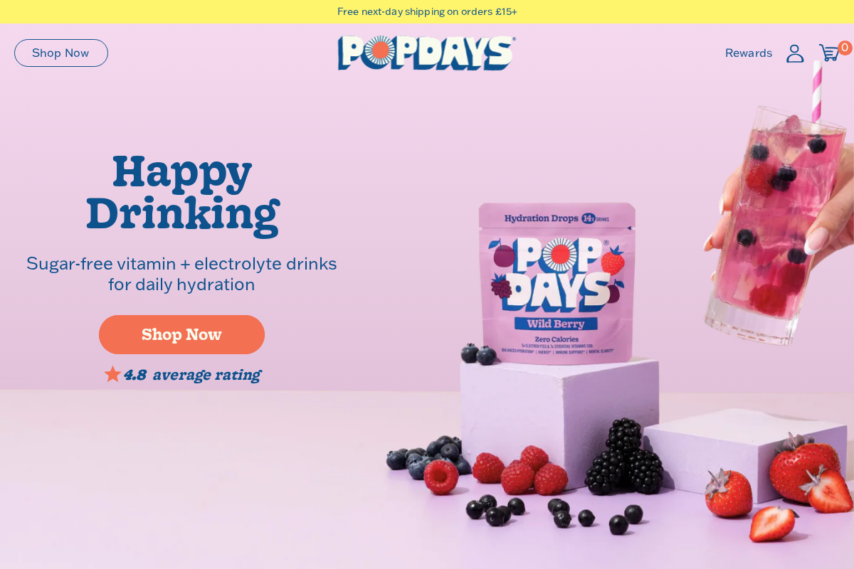 popdays.co homepage screenshot