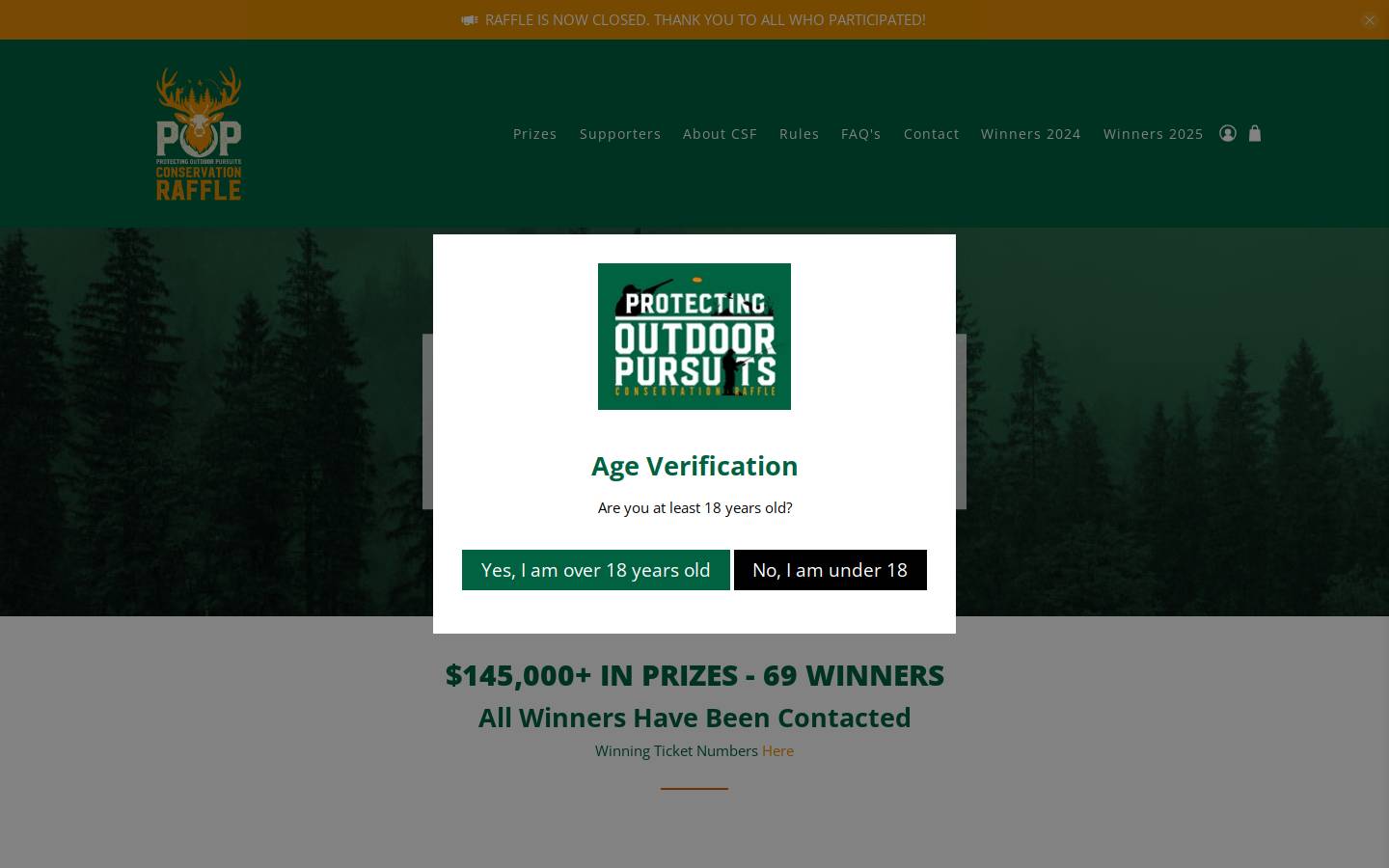 popfourconservation.com homepage screenshot