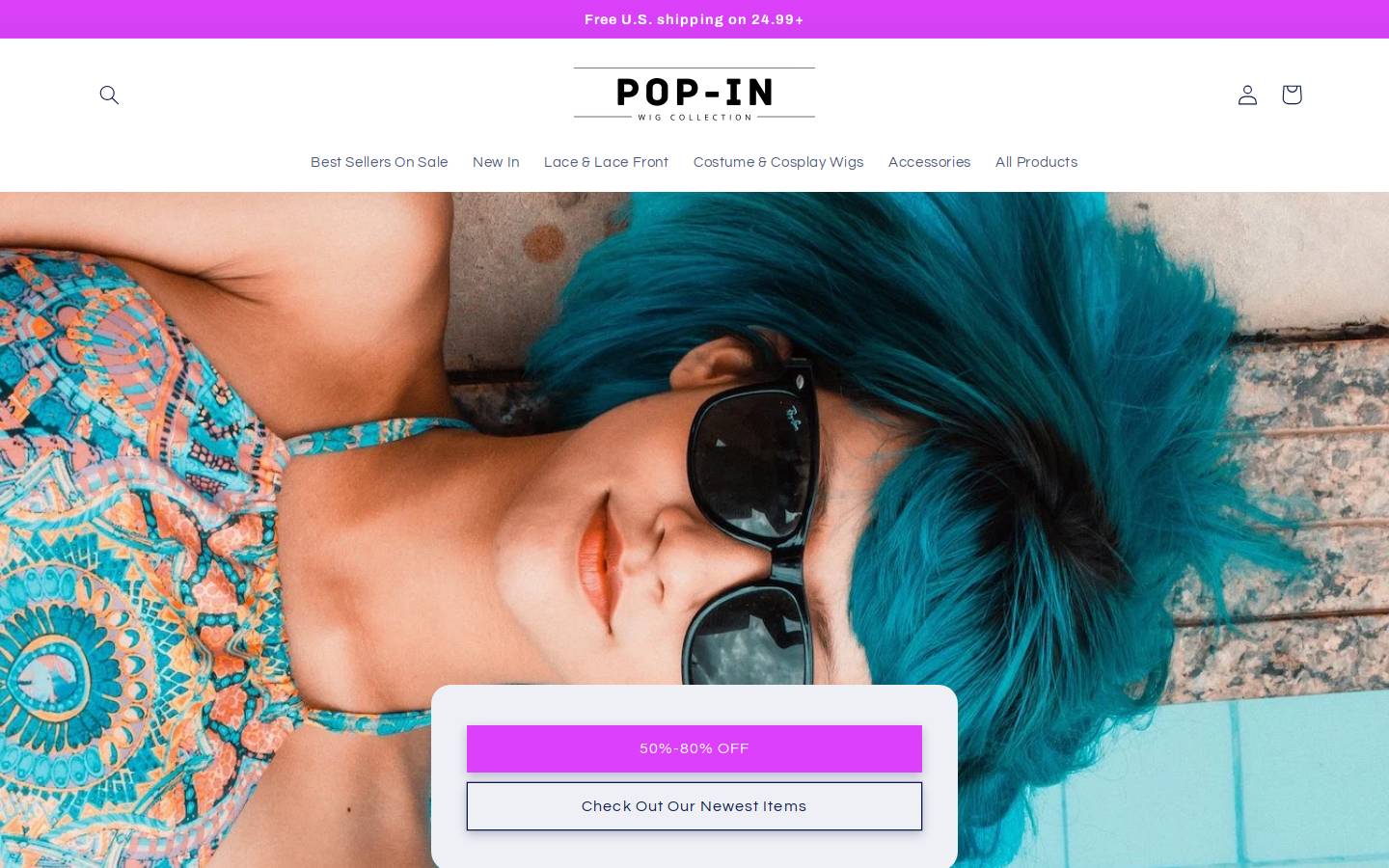 Popinrow homepage screenshot