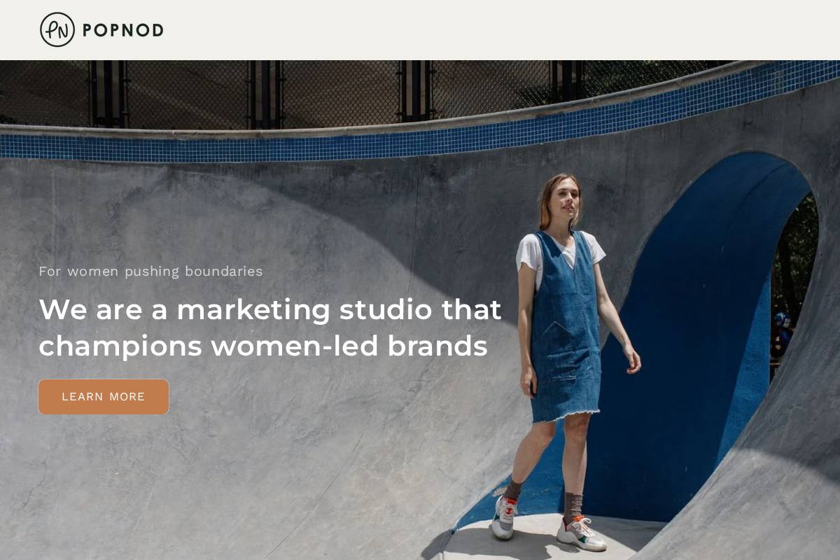 popnod.com homepage screenshot