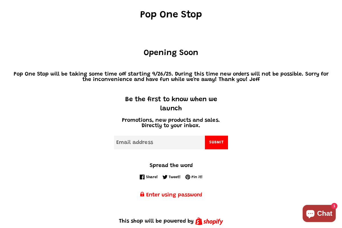 poponestop.com homepage screenshot