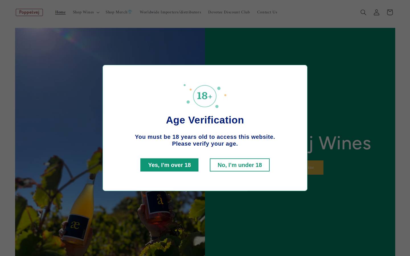 Poppelvej homepage screenshot