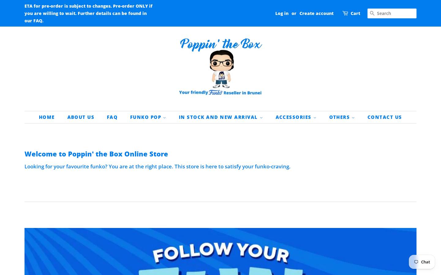 poppinthebox.com homepage screenshot