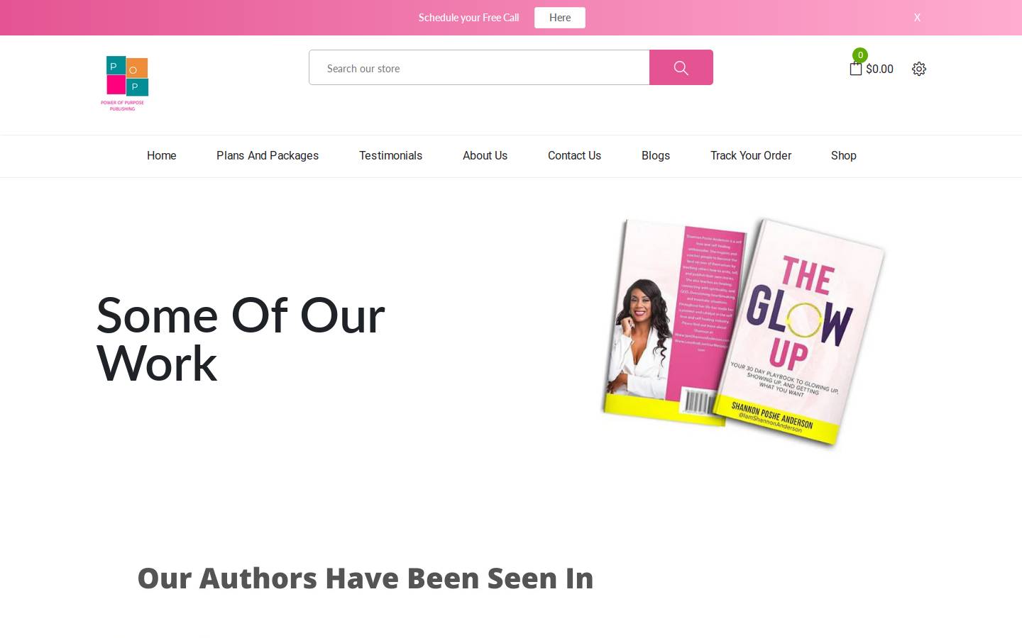 poppublishing.com homepage screenshot