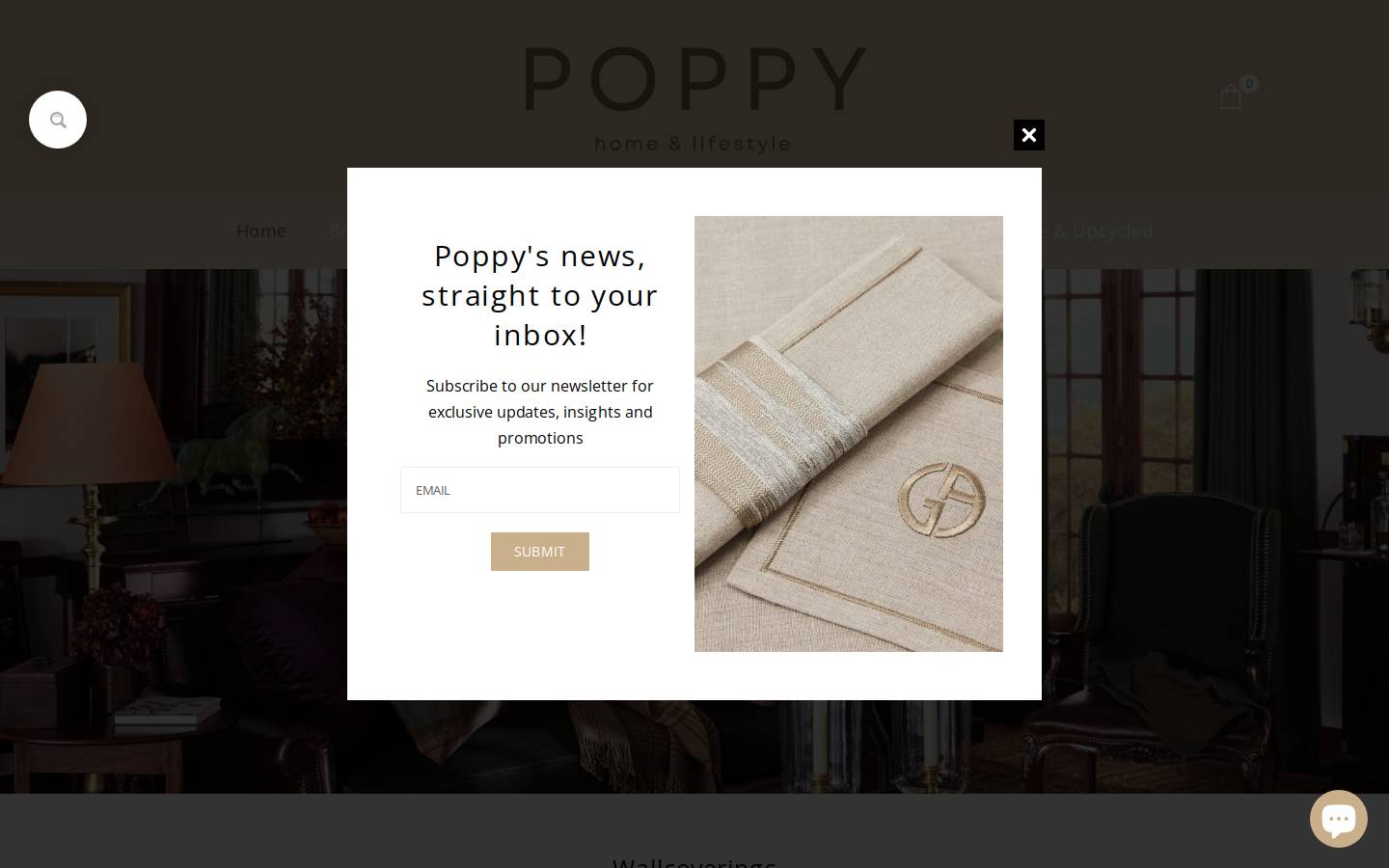 poppy.pt homepage screenshot