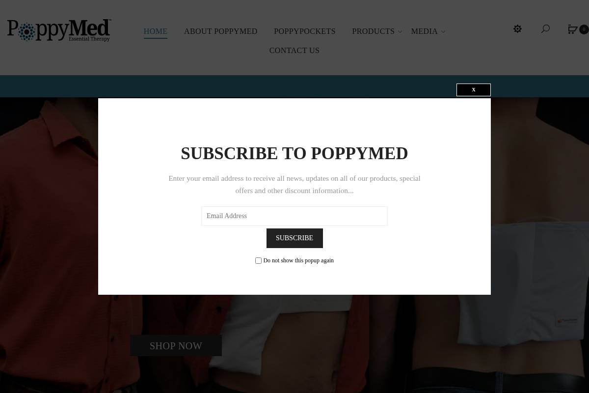 poppypocket.net homepage screenshot