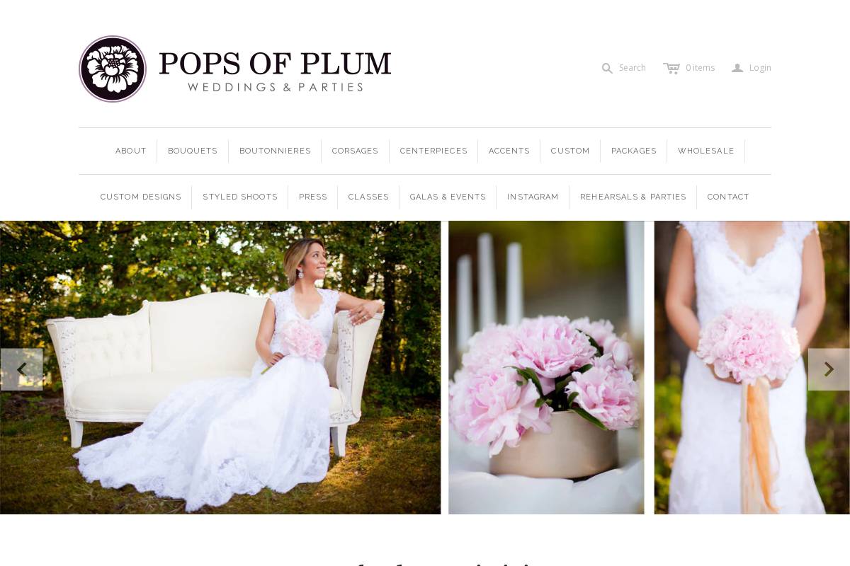popsofplum.com homepage screenshot