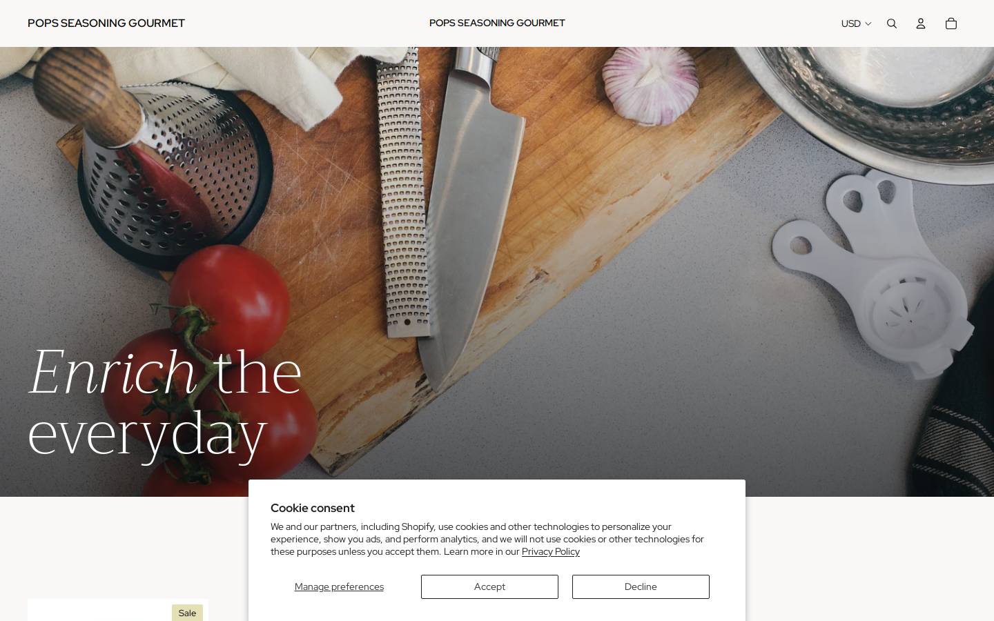 popsseasonings.com homepage screenshot