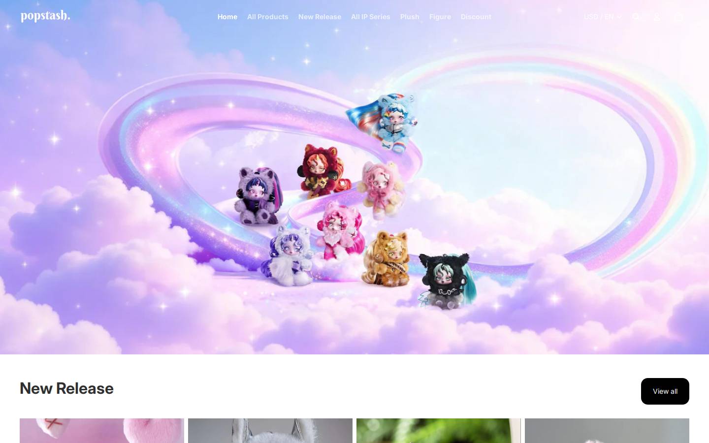 popstash.shop homepage screenshot