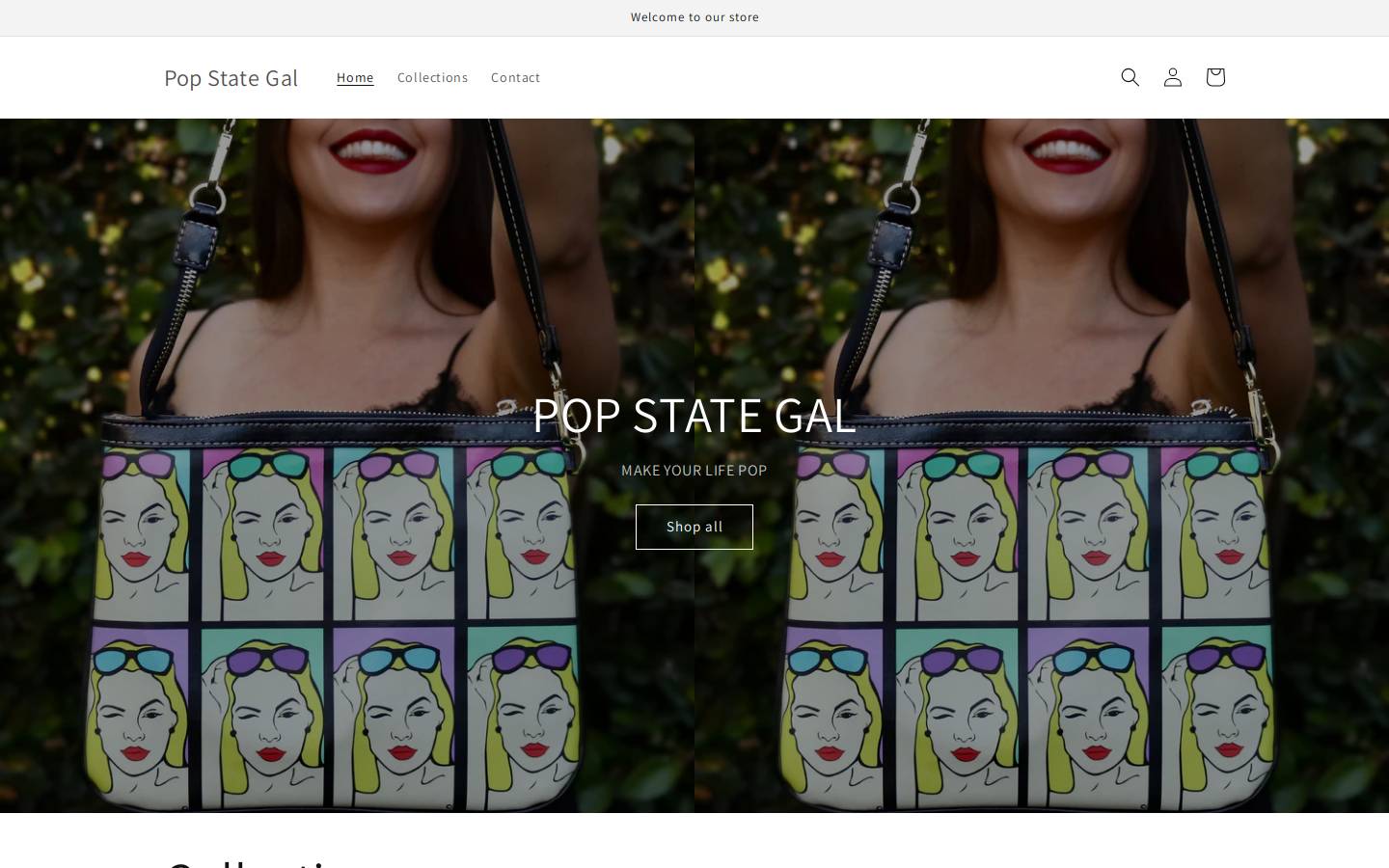 popstatemarket.com homepage screenshot