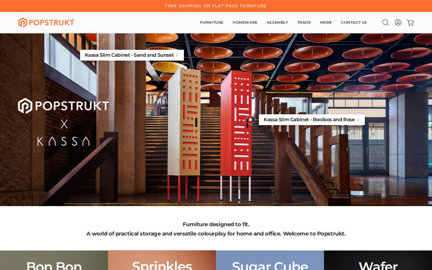 popstrukt.co.za homepage screenshot