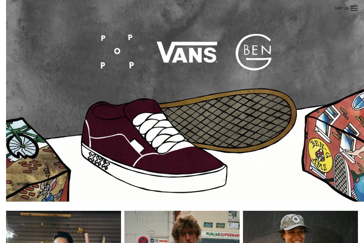 poptradingcompany.com homepage screenshot