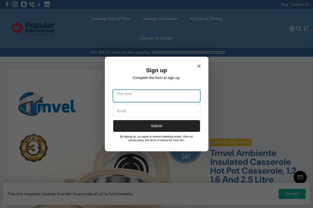 Popularelectronics homepage screenshot