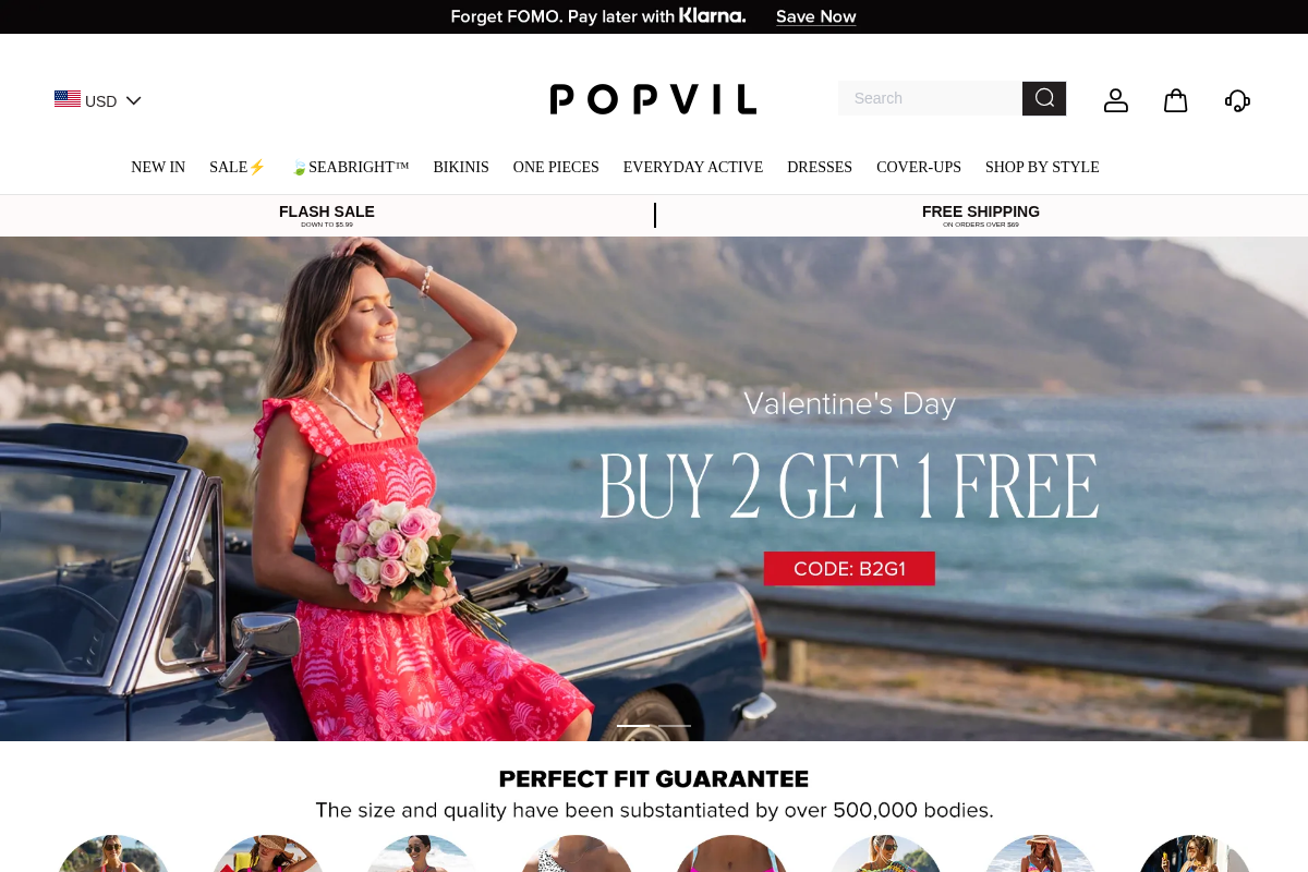 www.popvil.com homepage screenshot