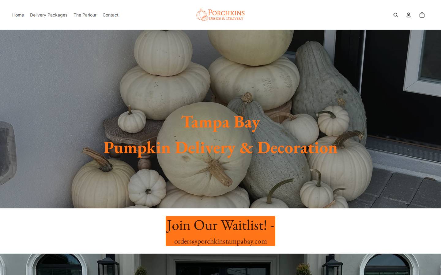 porchkinstampabay.com homepage screenshot