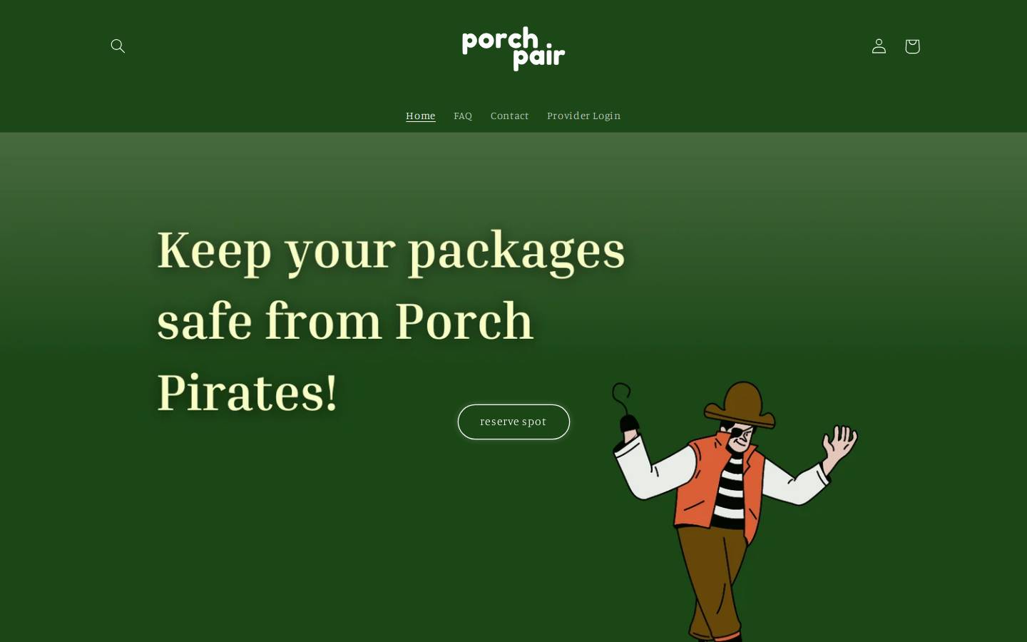 porchpair.com homepage screenshot