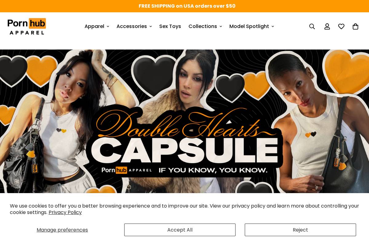 pornhubapparel.com homepage screenshot