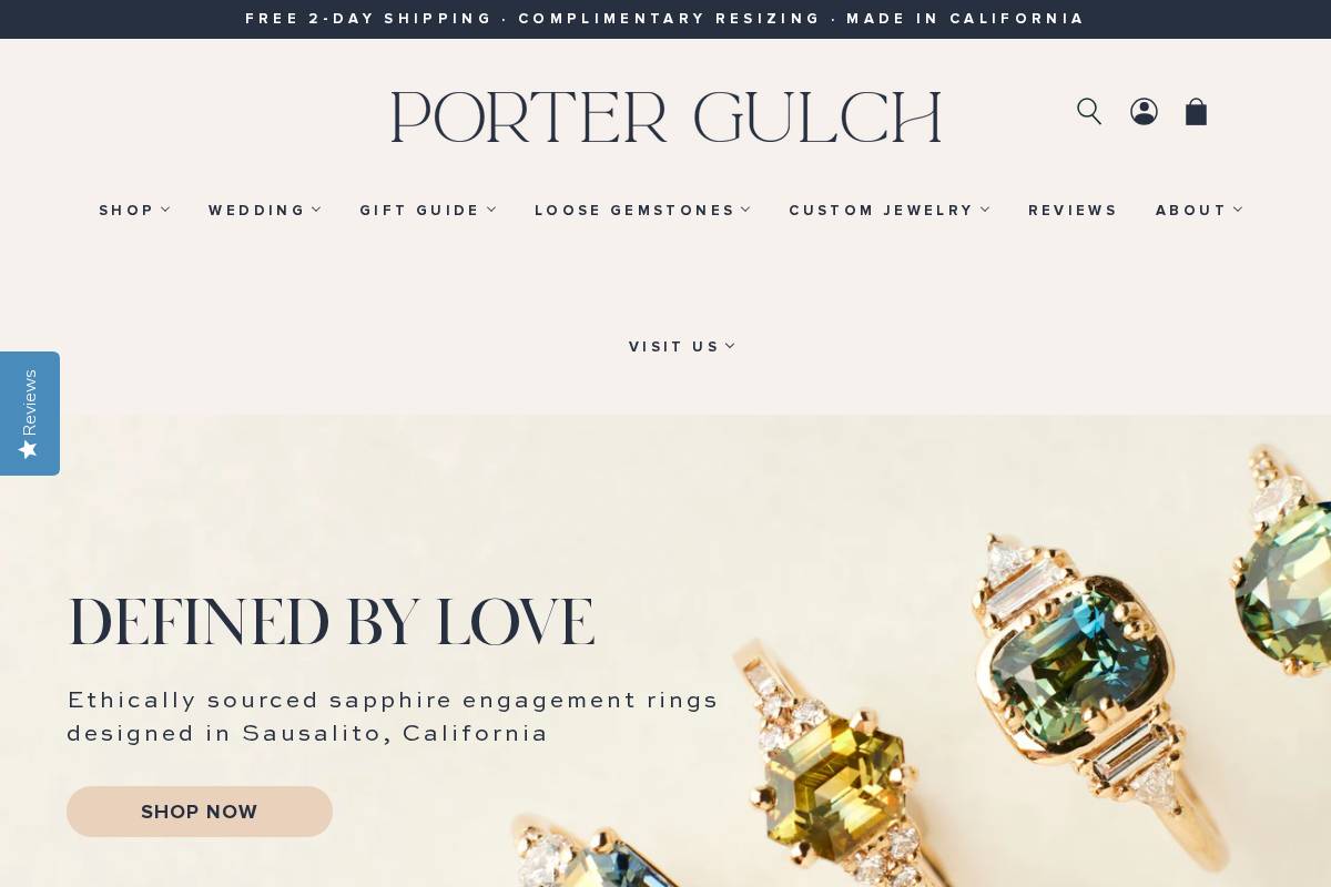portergulch.com homepage screenshot