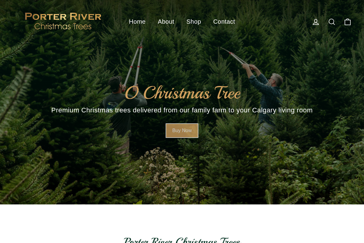 porterriverbalsam.ca homepage screenshot
