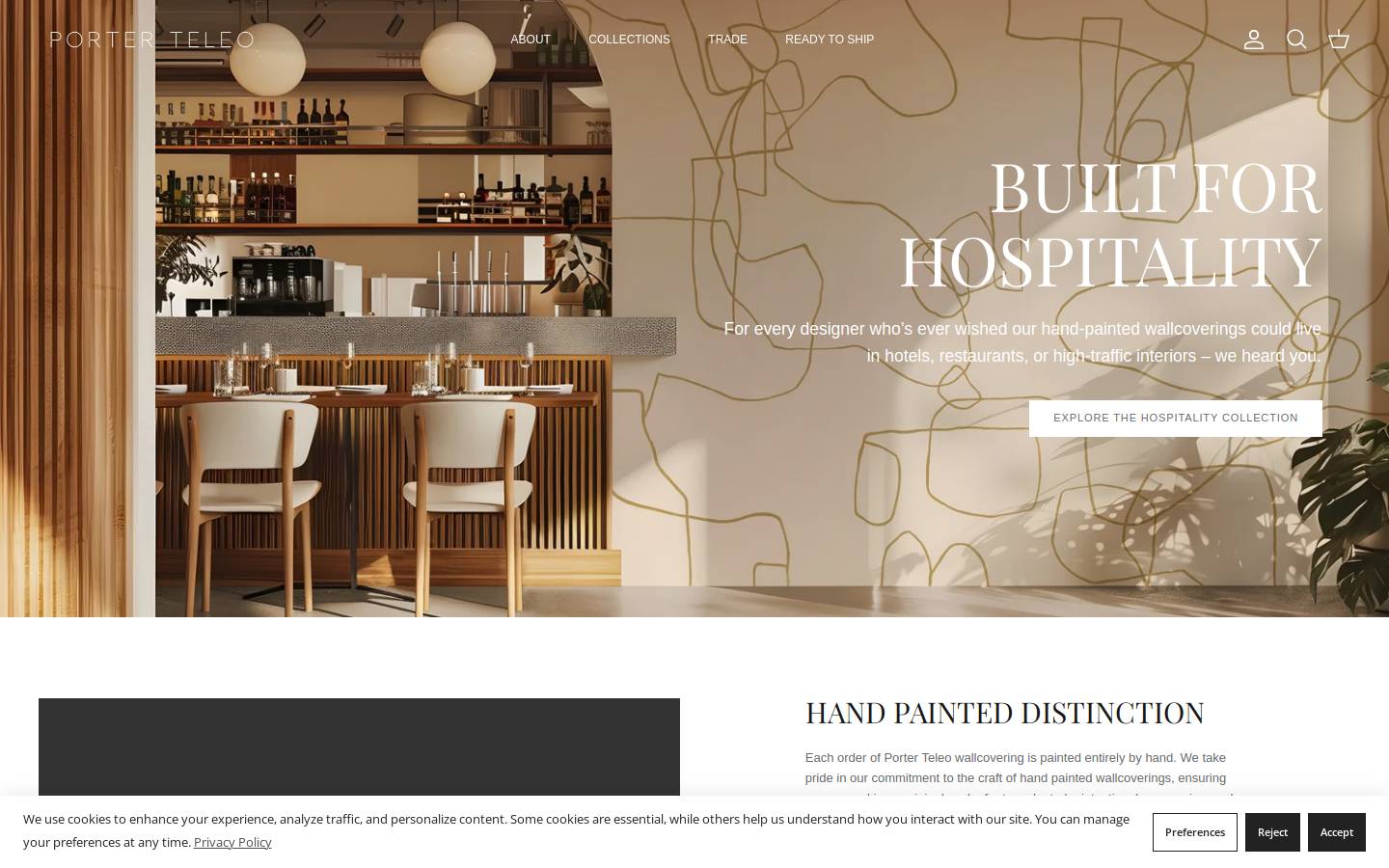 porterteleo.com homepage screenshot