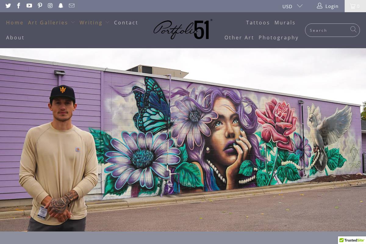 portfolio51.com homepage screenshot