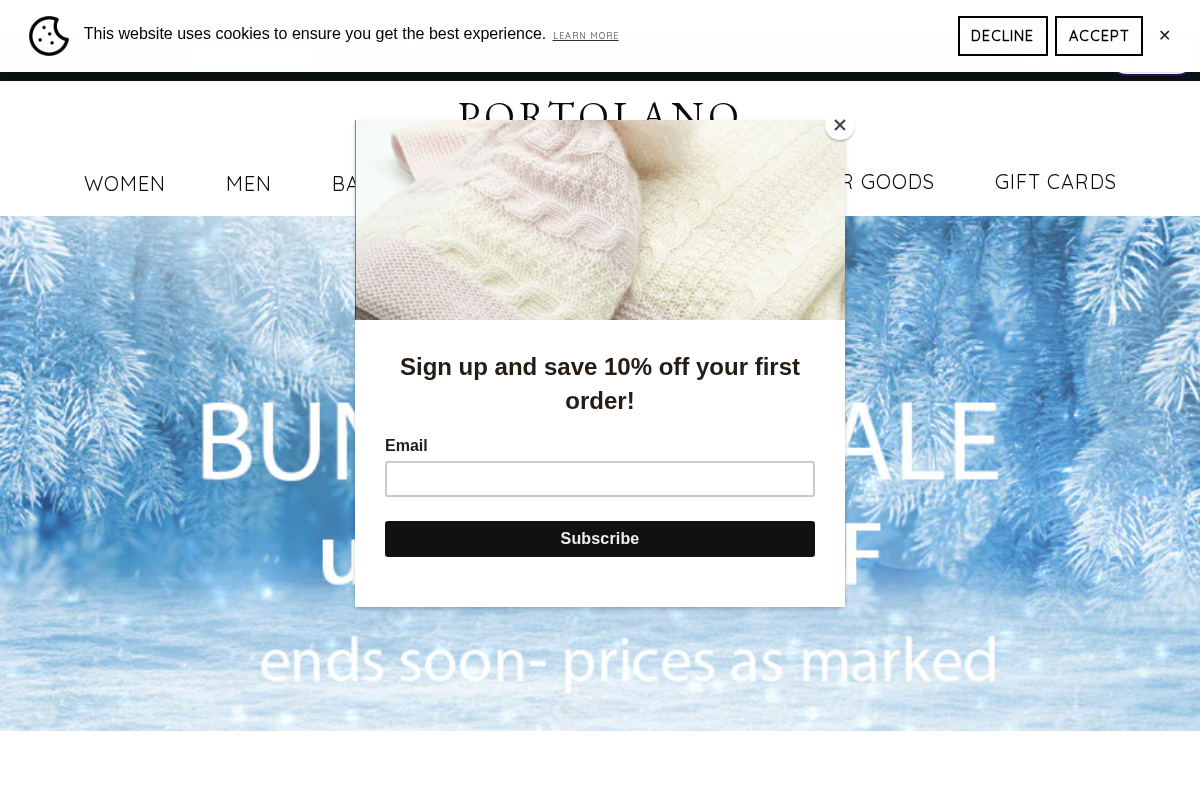 PORTOLANO homepage screenshot