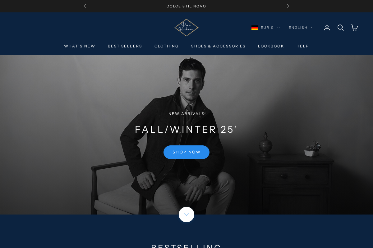 Portorichezze homepage screenshot