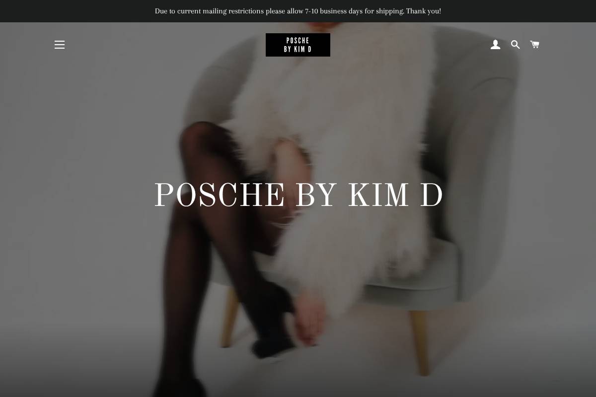 poschebykimd.com homepage screenshot