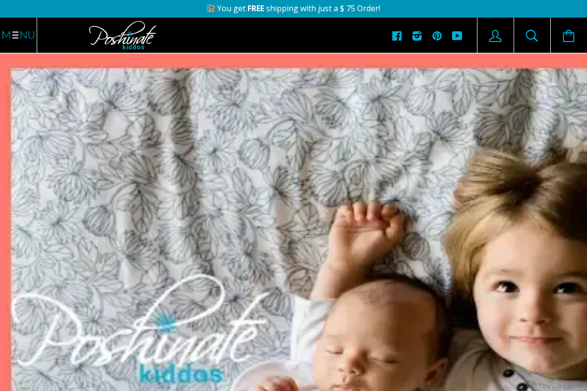 poshinate.com homepage screenshot