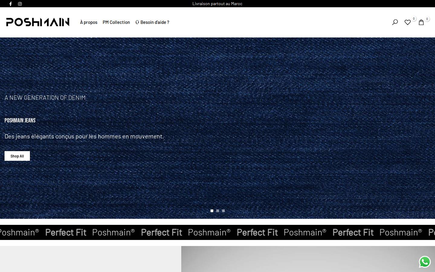 poshmain.com homepage screenshot