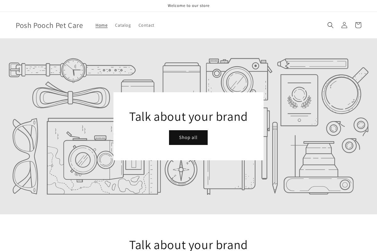 poshpooch.org homepage screenshot