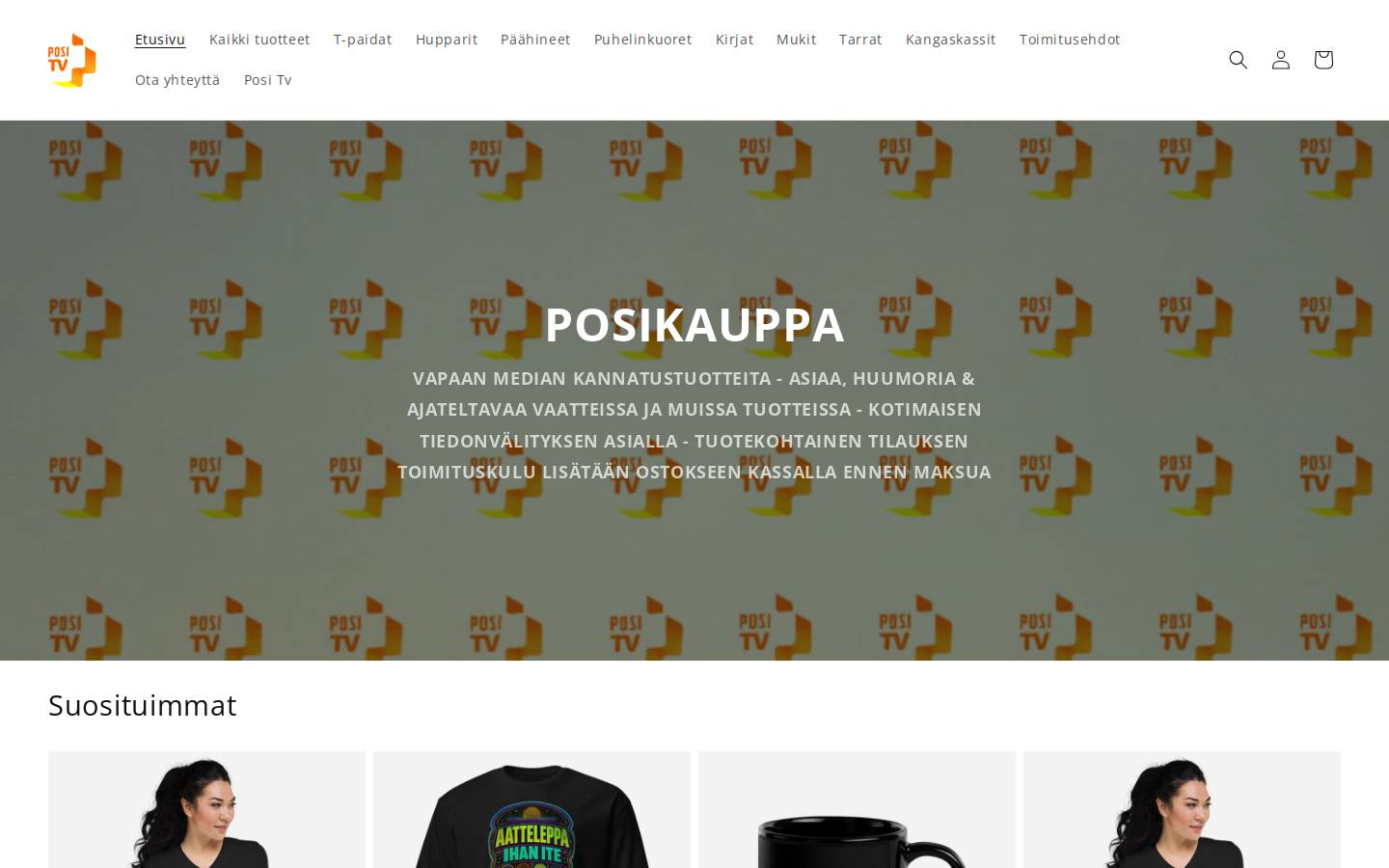 posikauppa.com homepage screenshot