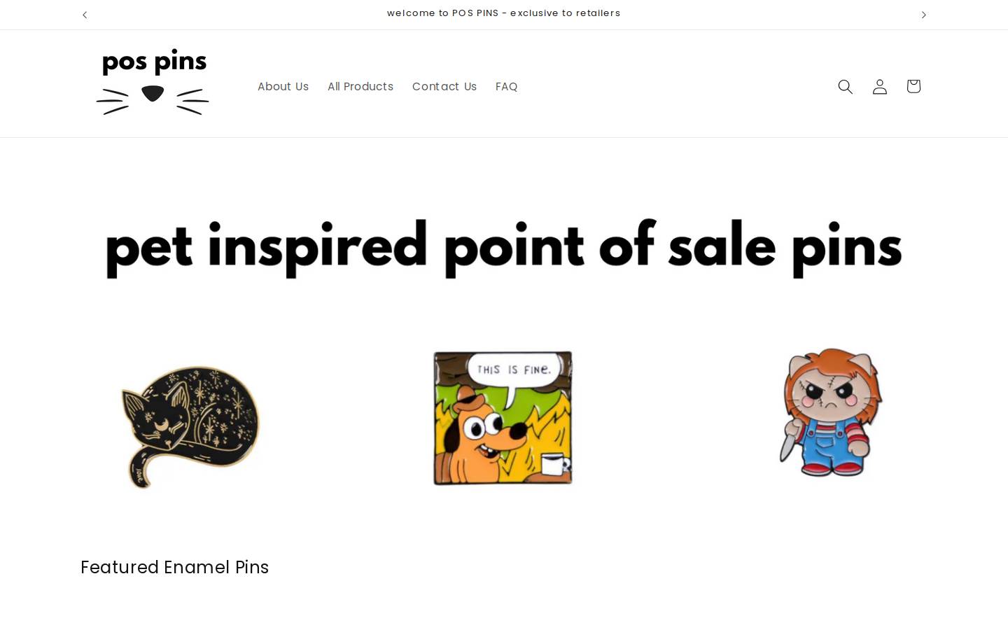 pospins.com homepage screenshot