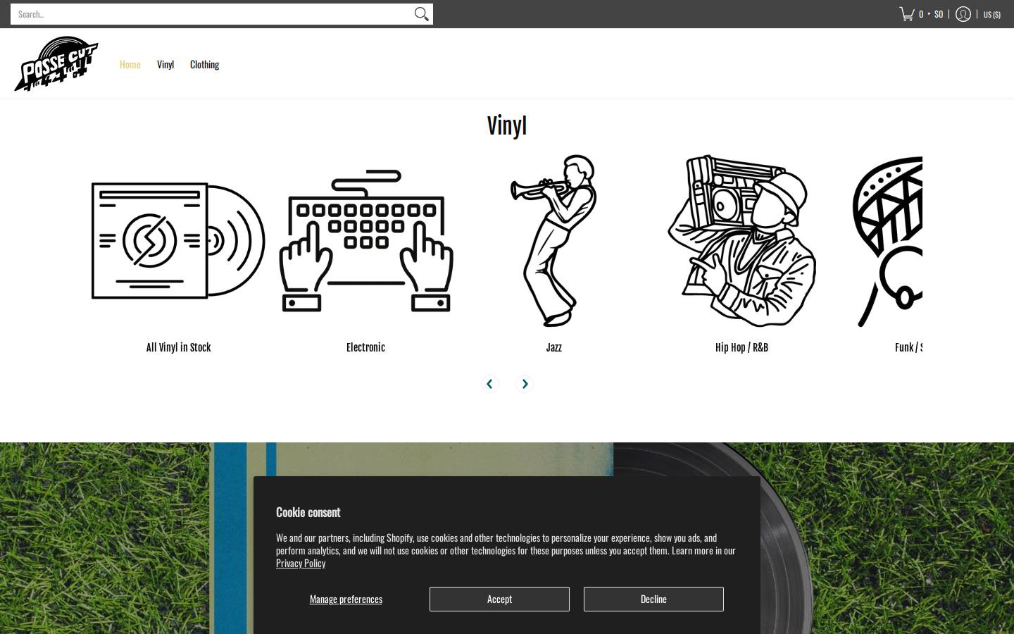 possecut.com homepage screenshot