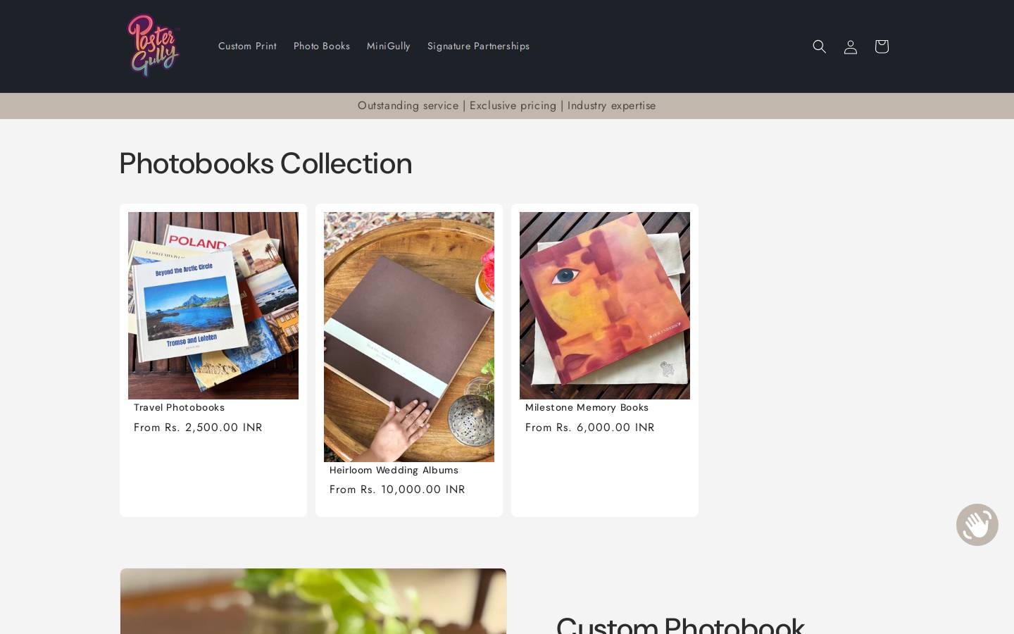 PosterGully homepage screenshot