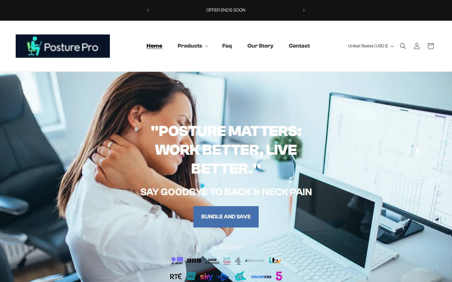 postureproco.com homepage screenshot