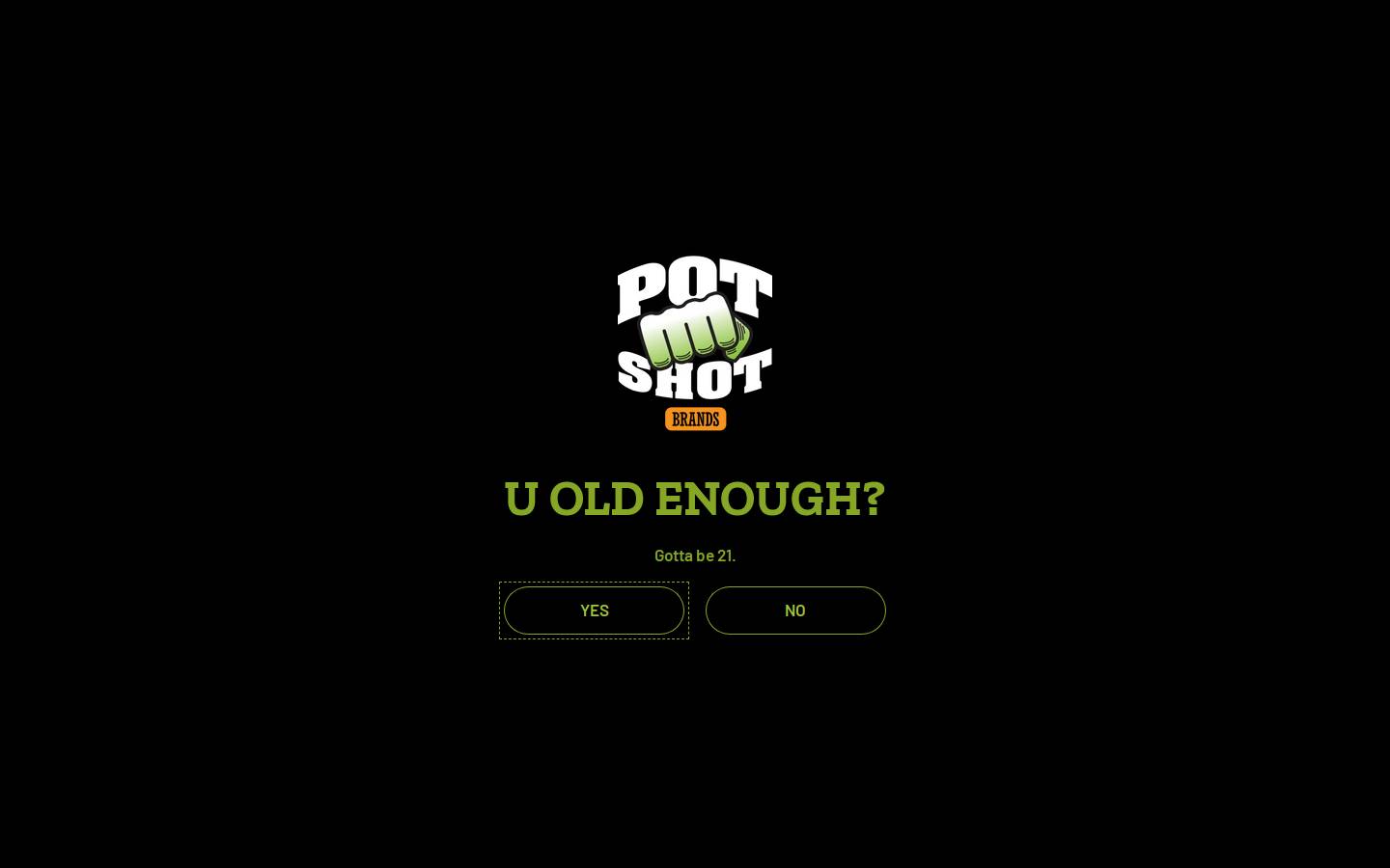 potshotbrands.com homepage screenshot