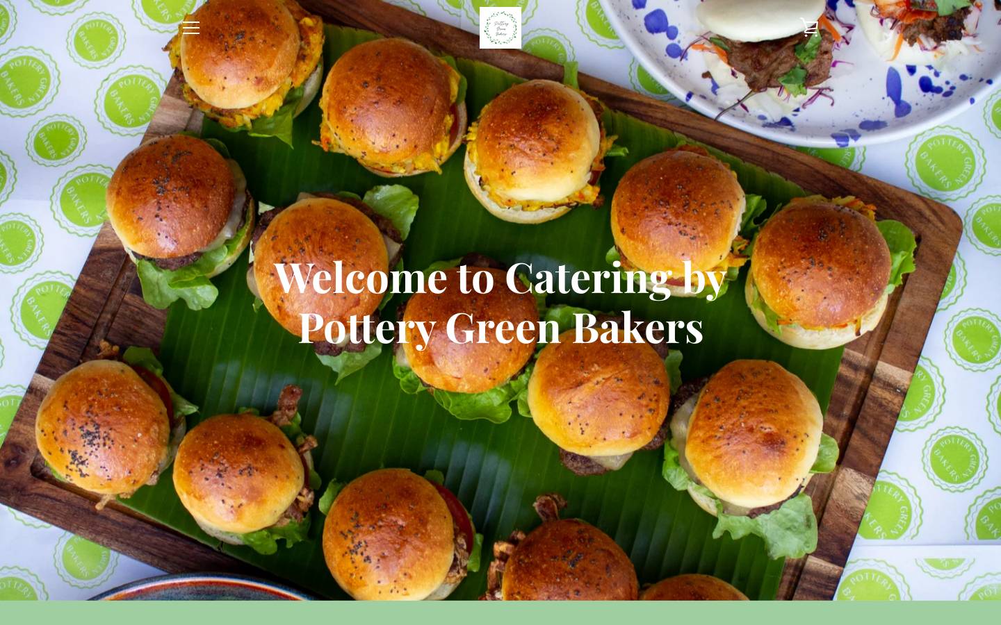potterygreenbakers.com homepage screenshot