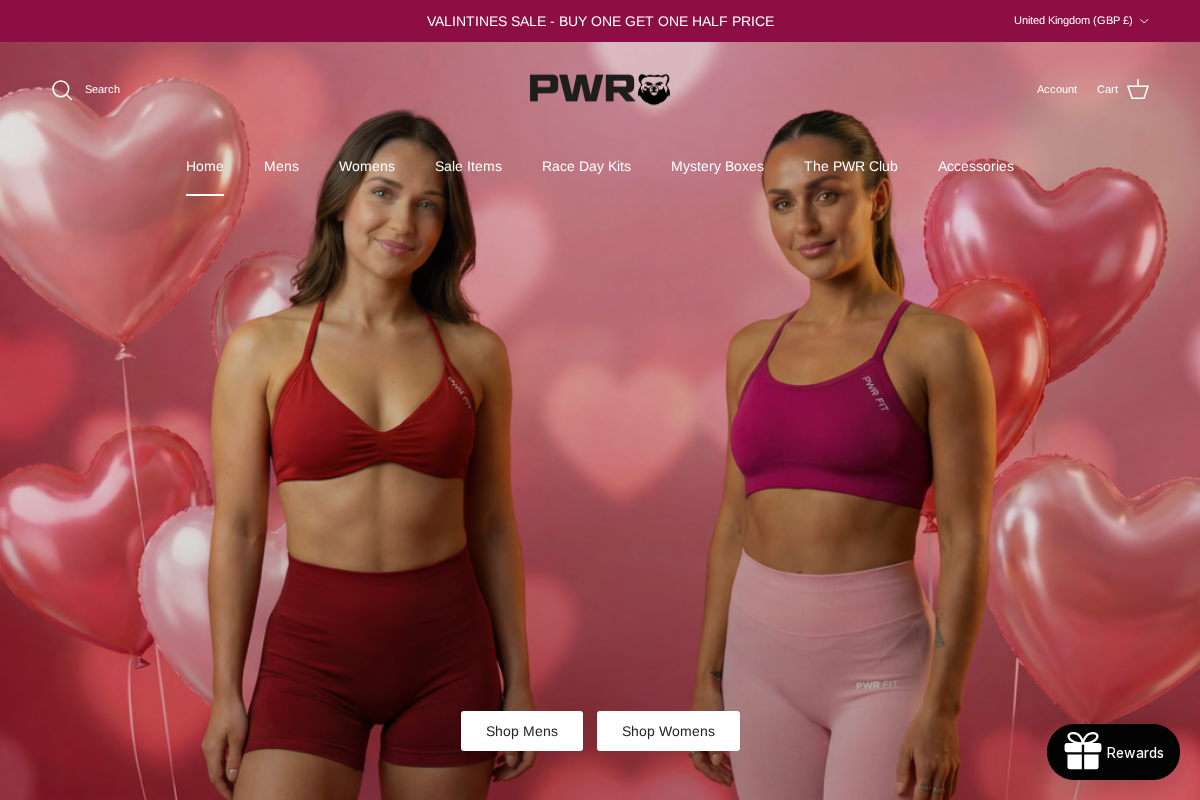 Power Fitness UK homepage screenshot