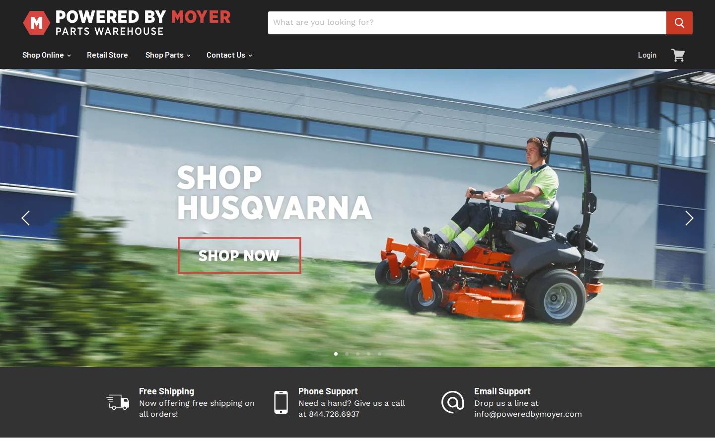 poweredbymoyer.com homepage screenshot