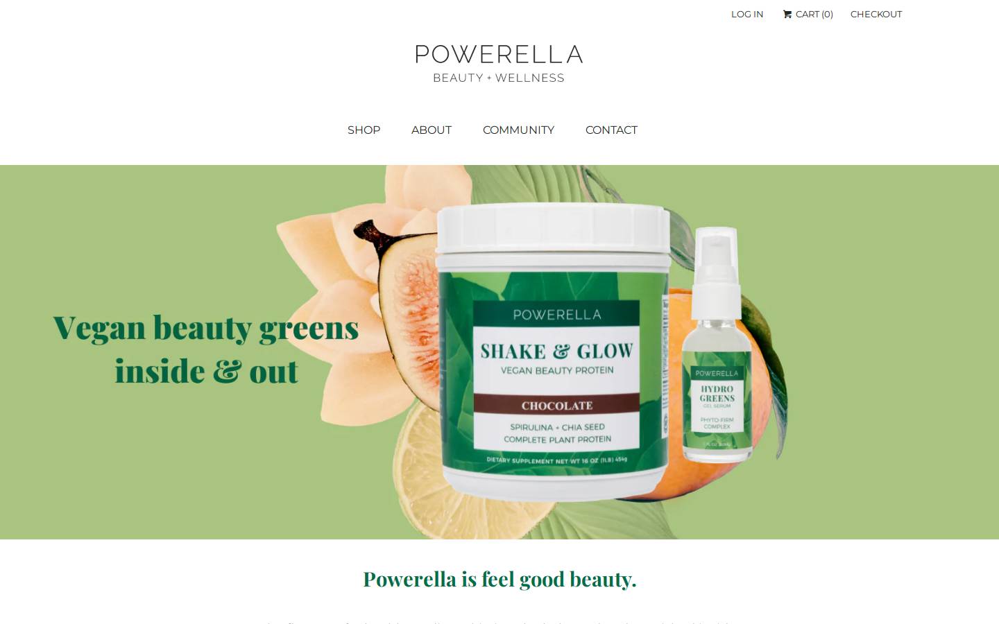 powerella.com homepage screenshot