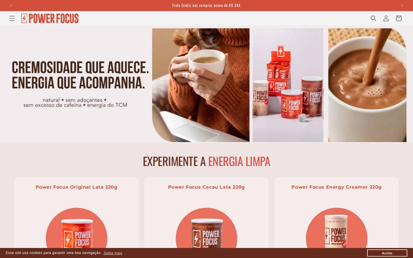powerfocus.com.br homepage screenshot