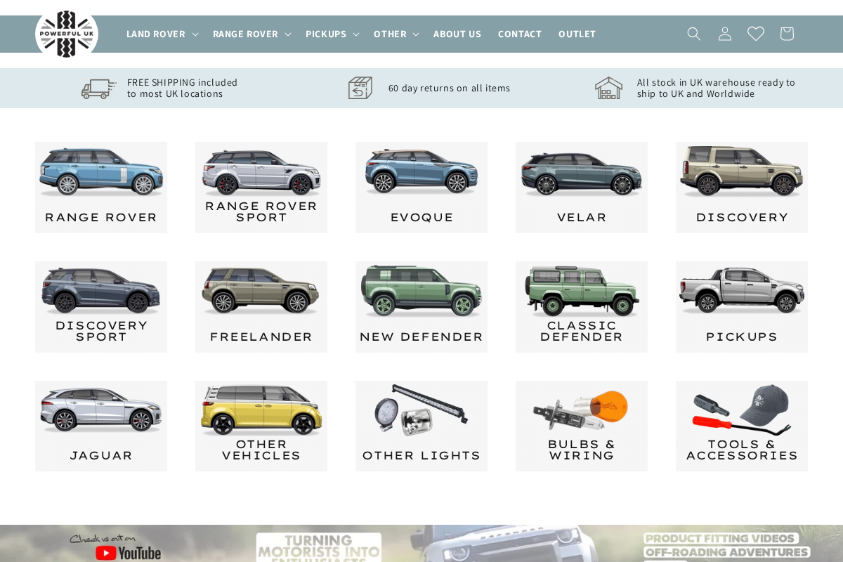 Powerful UK homepage screenshot