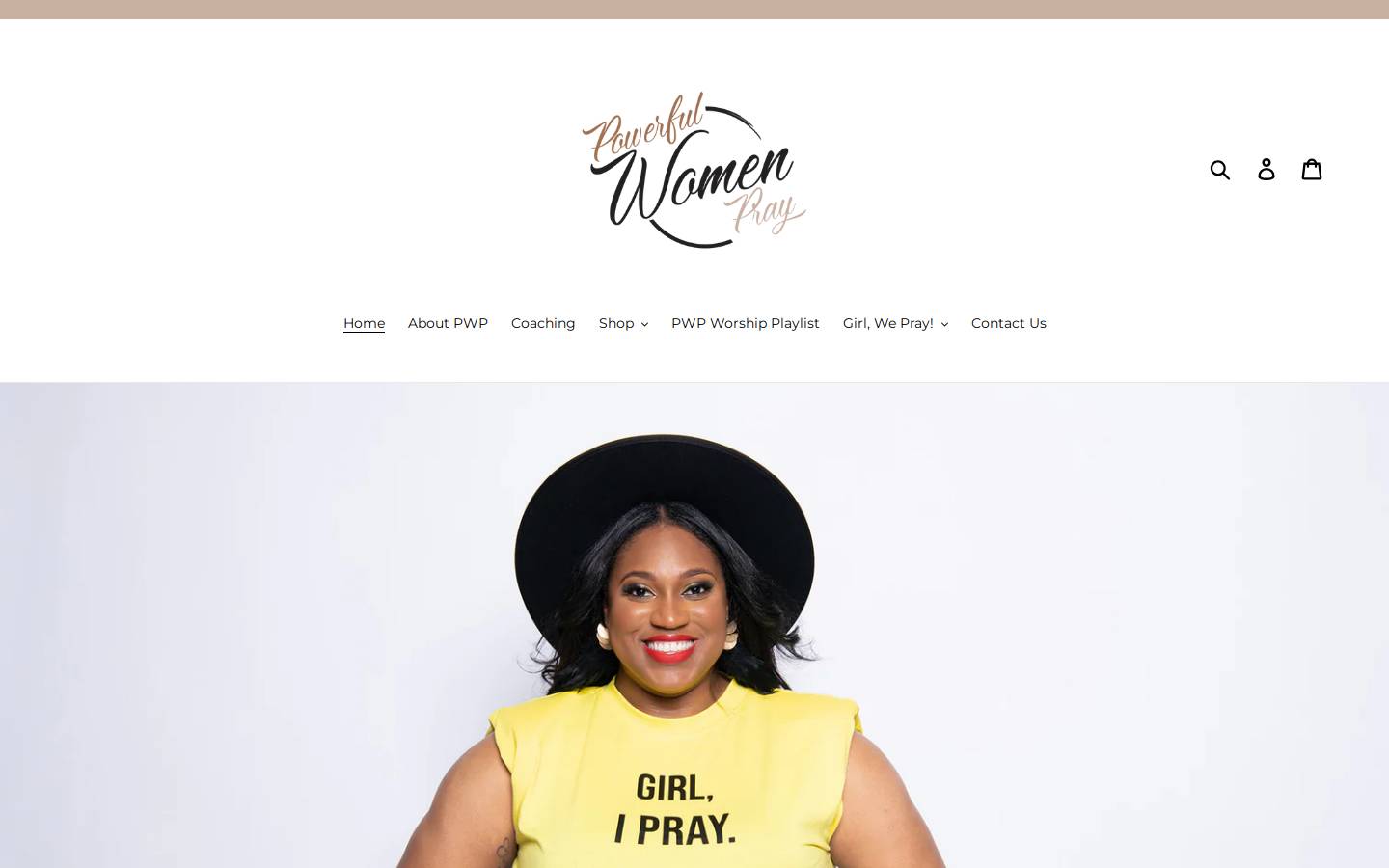 powerfulwomenpray.com homepage screenshot