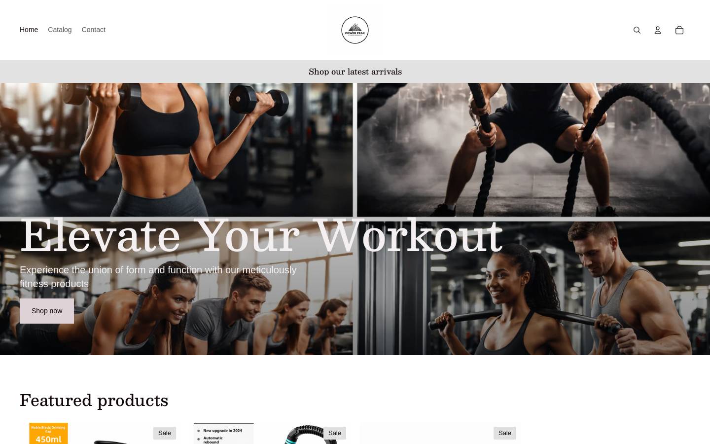 powerpeak.online homepage screenshot