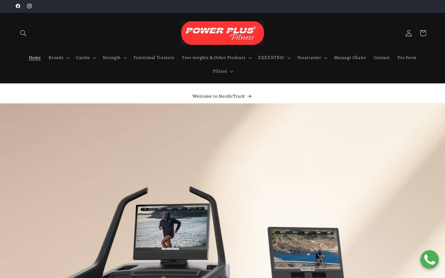 powerplusfitness.in homepage screenshot