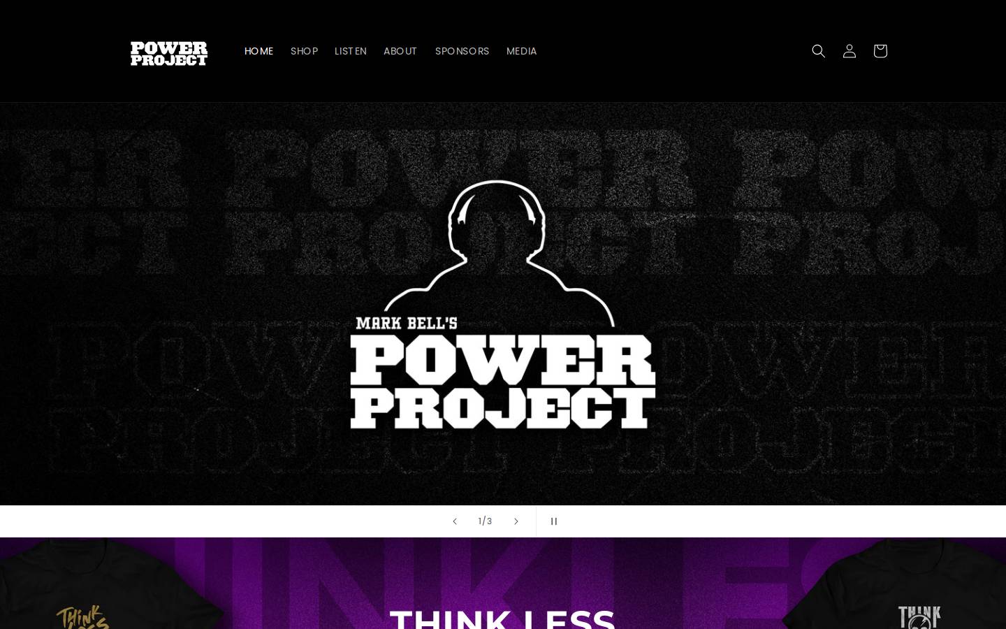 powerproject.live homepage screenshot