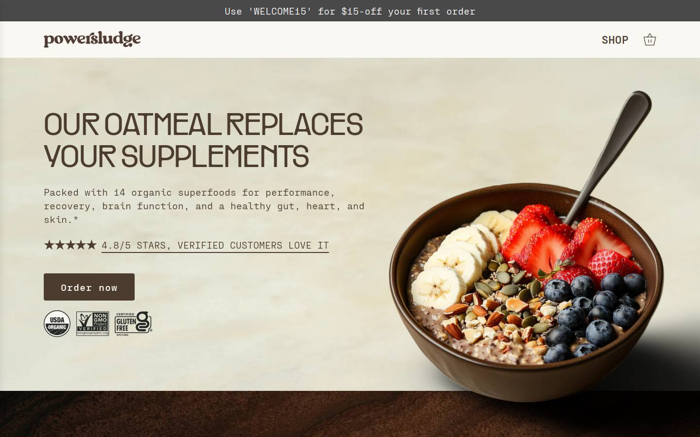 powersludge.com homepage screenshot