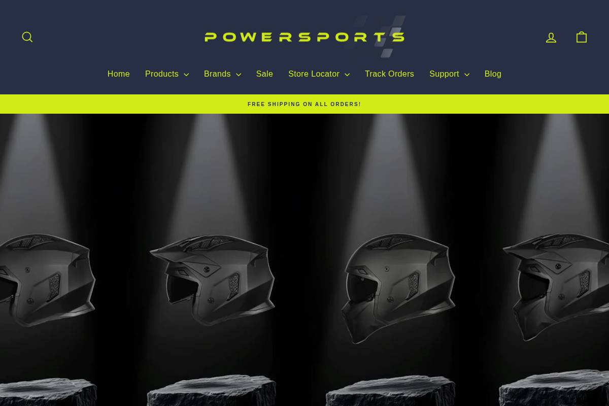 powersports.in homepage screenshot